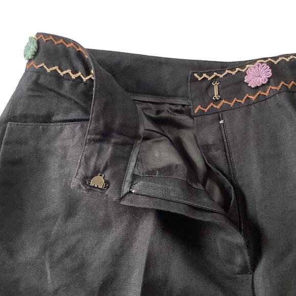 Larry Levine Linen Blend Pants - Picture 3 of 5